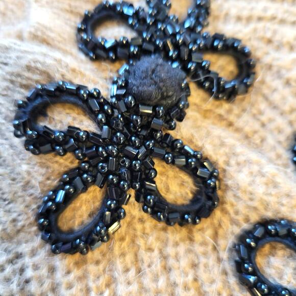 J Crew Sweater Women's XS Camel Wool Alpaca Blend Career Preppy Academia Festive - Picture 8 of 9